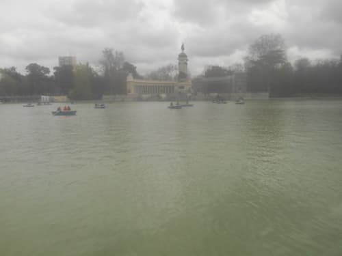 レティーロ公園の景色