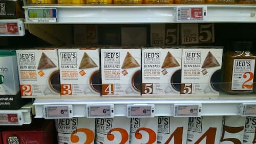 Jed's coffee in New world