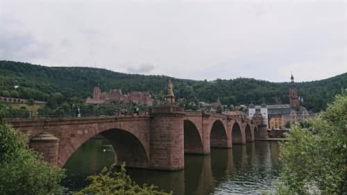 ハイデルベルク アルテ・ブルッケ対岸からの眺め