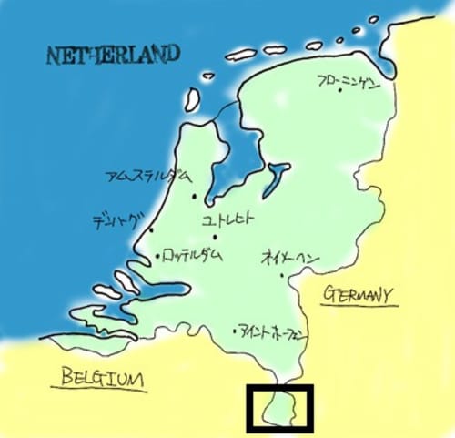 オランダ地図