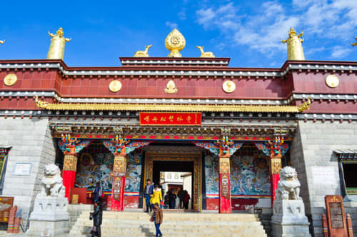 シャングリラ(中国)の松賛林寺