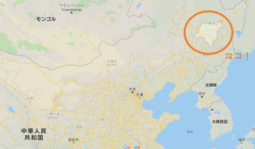ハルビンの地図