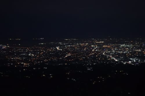 トップスから見たセブ島の夜景