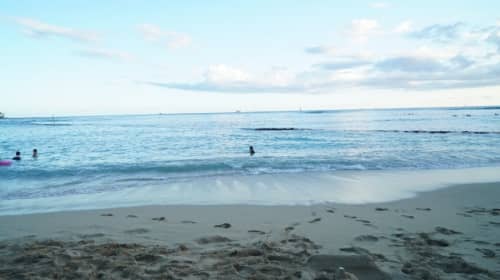 砂浜です
