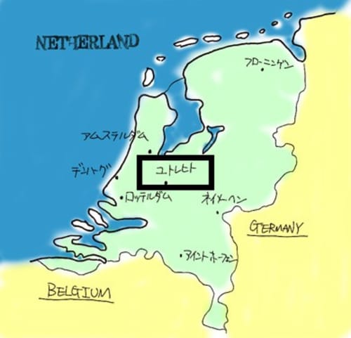 オランダ地図