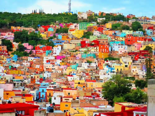 メキシコの街並み