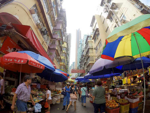 香港の街