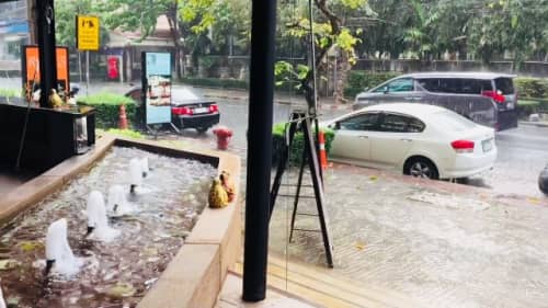 バンコクの大雨