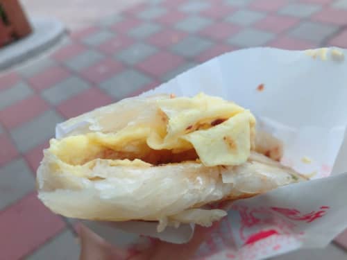 台北 永康街 天津蔥抓餅