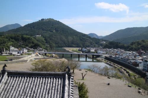 大洲城 天守から