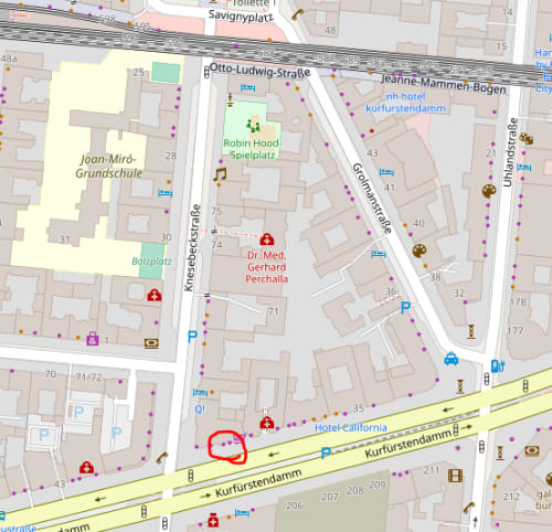 シュタイフショップ ベルリン(Steiff Shop Berlin)の地図