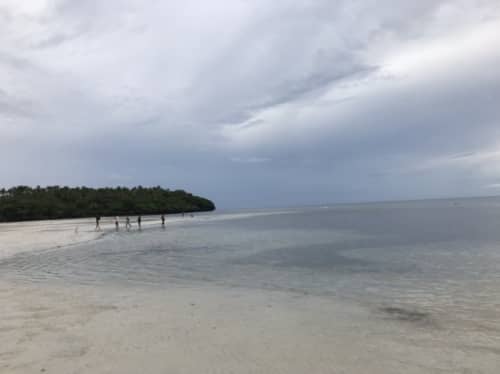 セブ島のビーチ