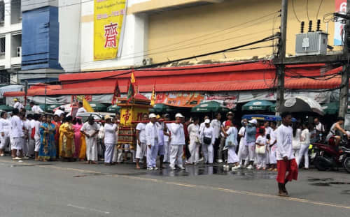 タイの祭り風景