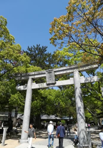 松陰神社入り口