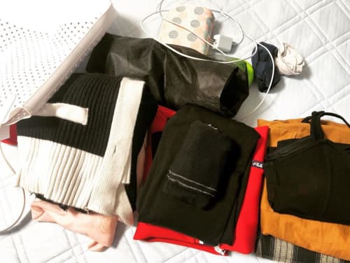 洋服 荷造り