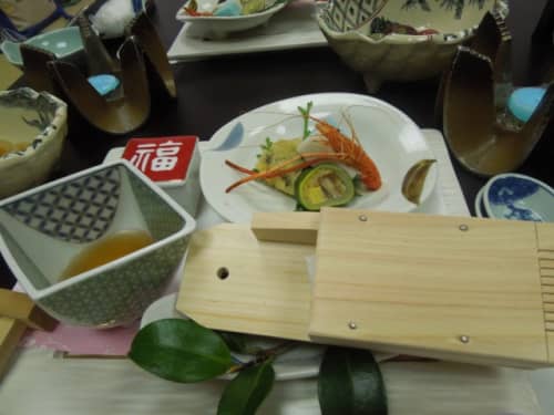 夕食 ところてん
