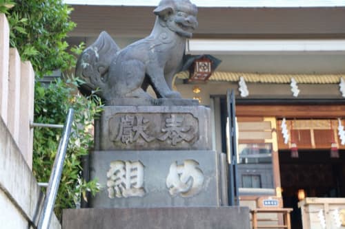 芝大神宮の狛犬