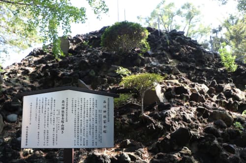 品川神社 富士塚