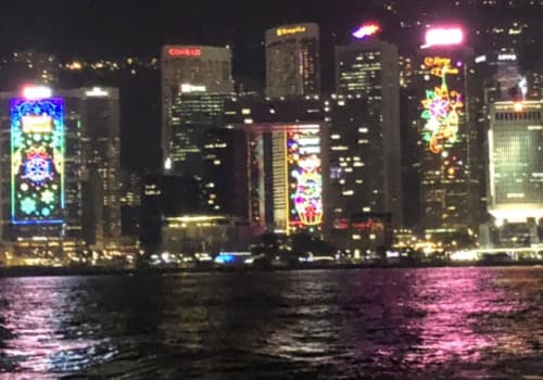 香港島の夜景
