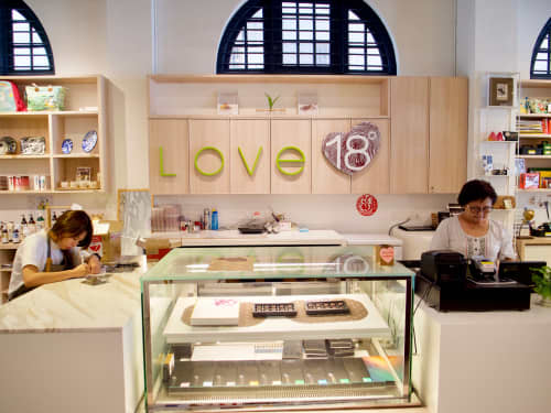 LOVE18°Chocolatesの店内