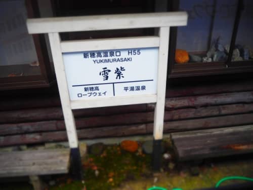 新穂高温泉口 バス停