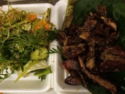 カンボジアの牛肉料理