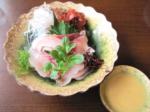 鯉の洗い 肴 吉塚うなぎ