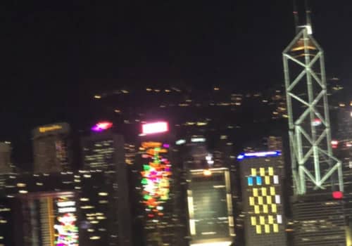 香港島の夜景