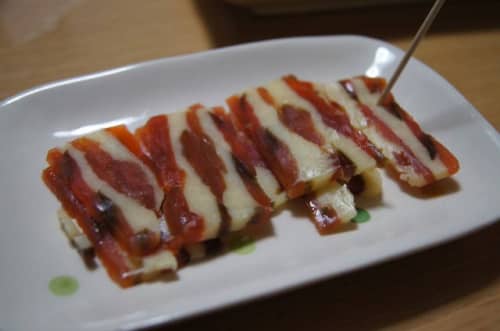 鮭とチーズのミルフィーユ