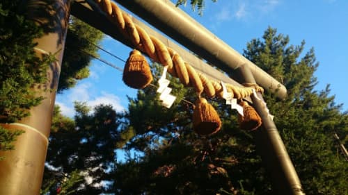 白石神社　鳥居