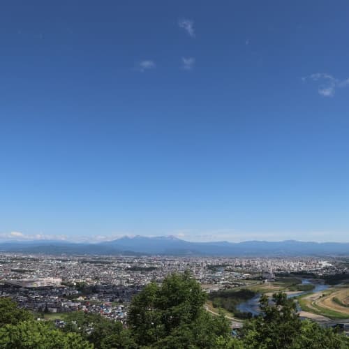 旭川の街一望
