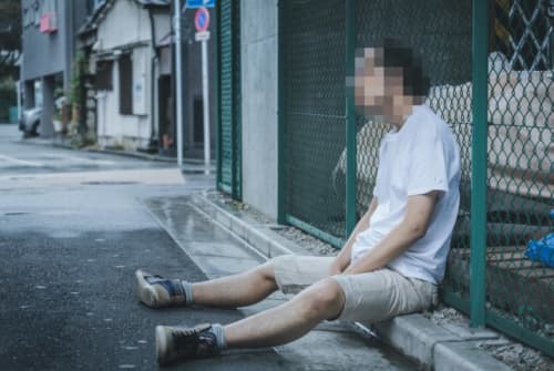 無気力な男性