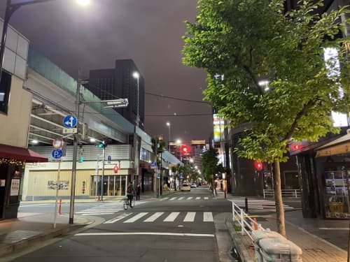 コリドー街 十字路 交差点