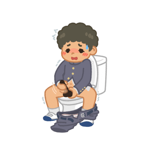 オナニーする男子学生