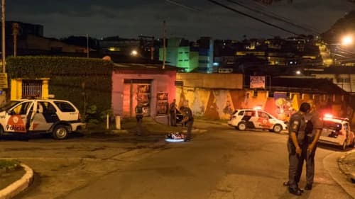 ブラジル市内にて一枚