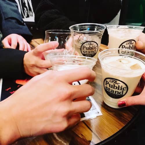 The Public stand 新潟駅前店で乾杯