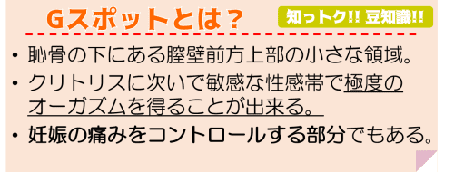 Gスポットとは？