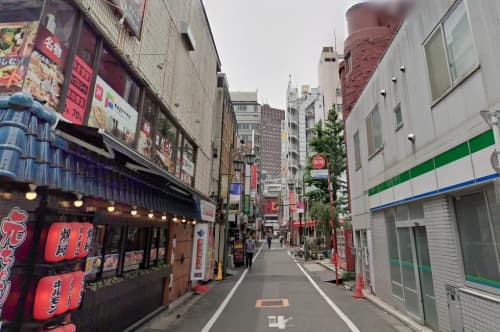 十字路を左折
