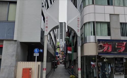 店舗行き方2(エビス通り)