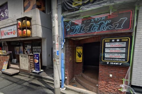 お店の前