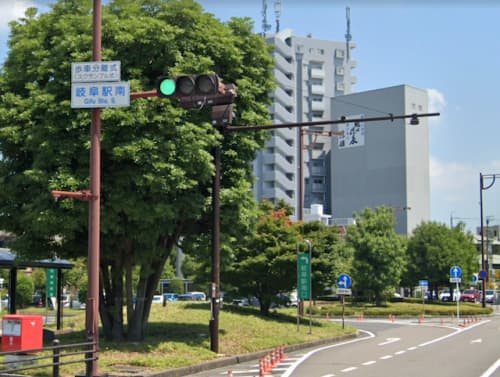 岐阜駅南交差点周辺