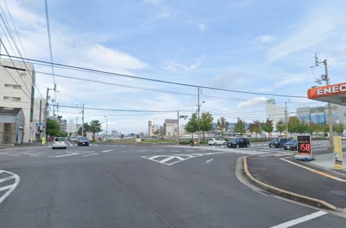 大きな交差点画像