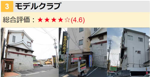 モデルクラブ評価