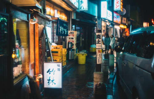 日暮里夜の街1
