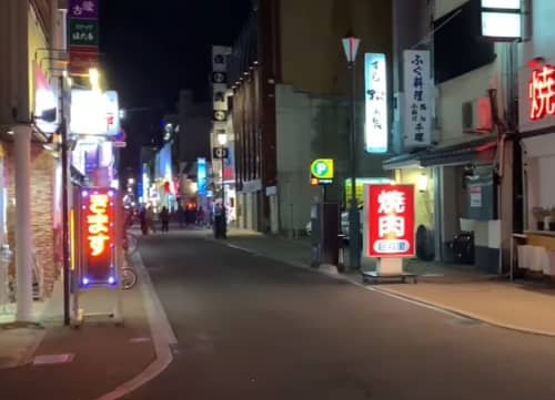 岡山歓楽街