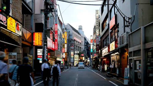 恵比寿の街並み