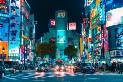 渋谷の街並み