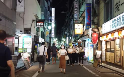 蒲田駅東口繁華街