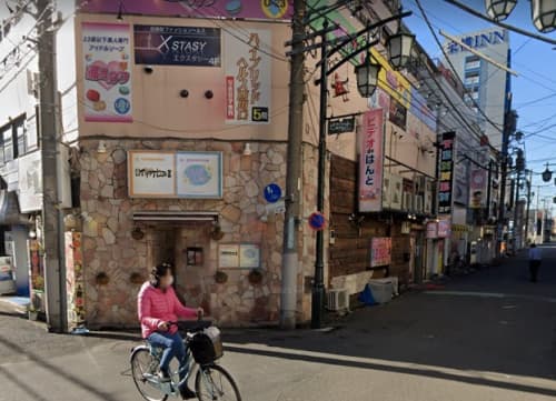 お店の前