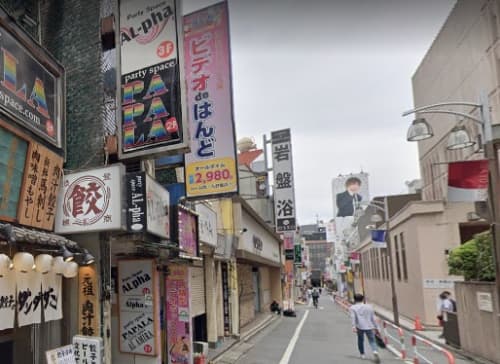 お店の前